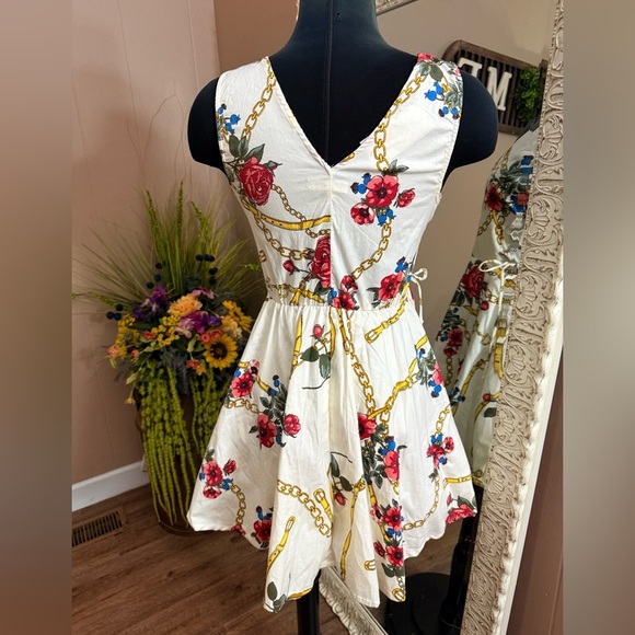 Bailey Blue • Corset Floral Fit and Flare Sun Dress - Picture 10 of 13